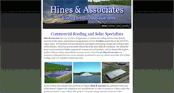 Desktop Screenshot of hinessolarroof.com